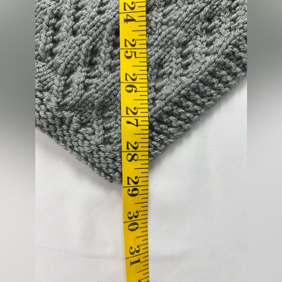 Hand Knitted Poncho Scarf - Picture 8 of 8